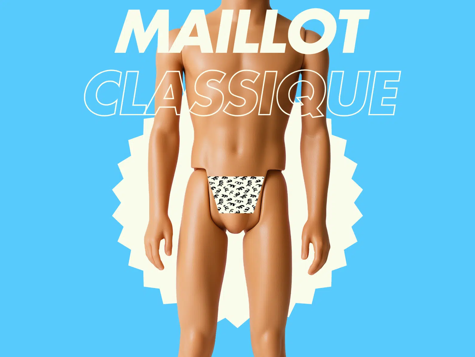 épilation maillot homme classique