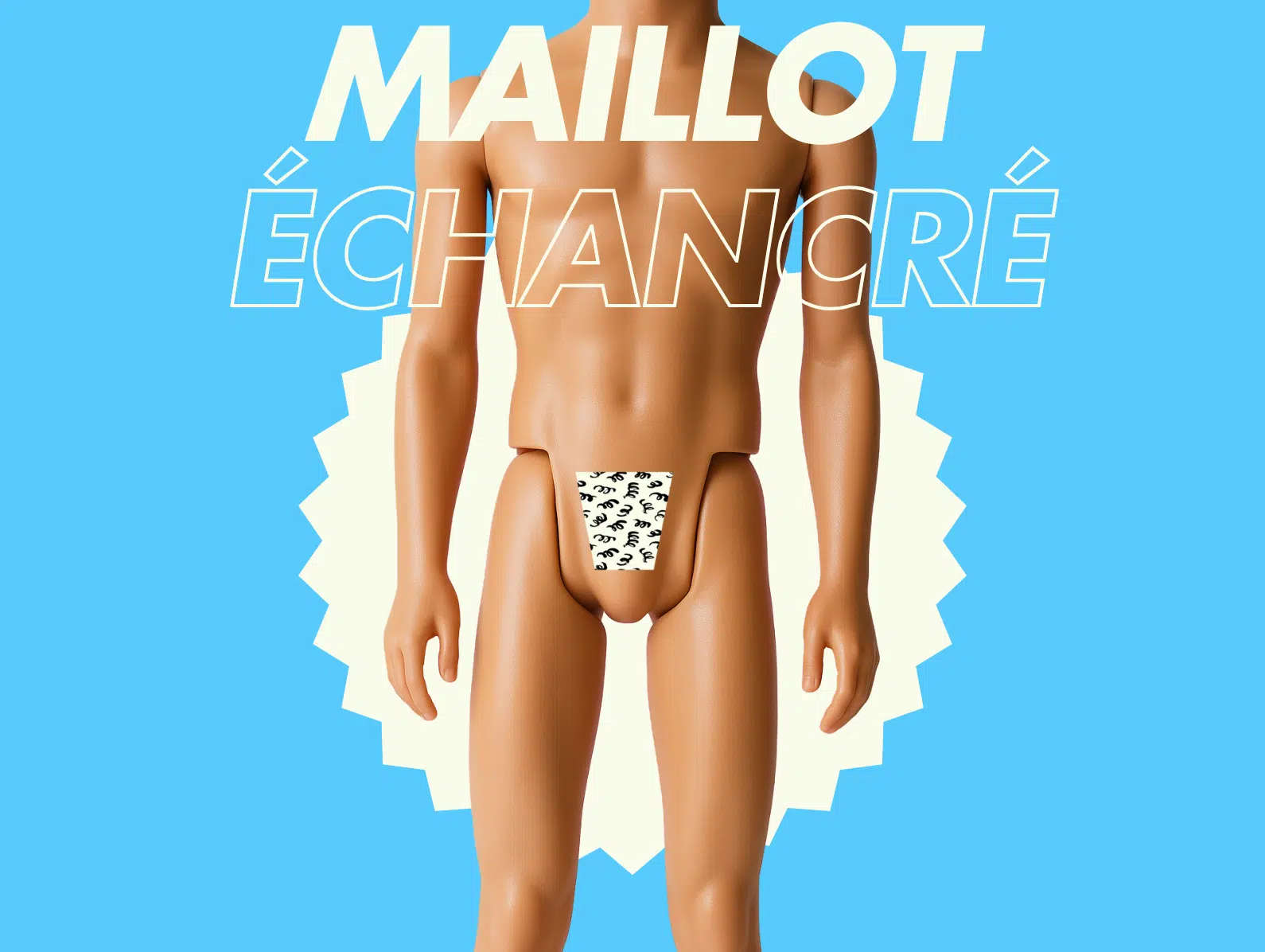 épilation maillot homme échancré
